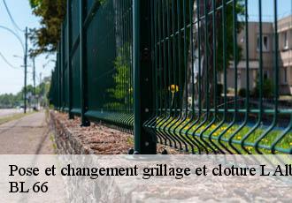 Pose et changement grillage et cloture  l-albere-66480 BL 66 